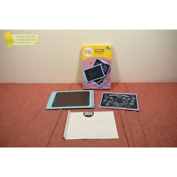 Gigglescape See Through Drawing Pad Mint - Picture 1 of 5